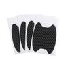 4 Teile/satz Auto Styling Leisten Aufkleber Auto Tür Aufkleber Carbon Faser Kratzer Beständig Abdeckung Auto Griff Schutz Film Teile