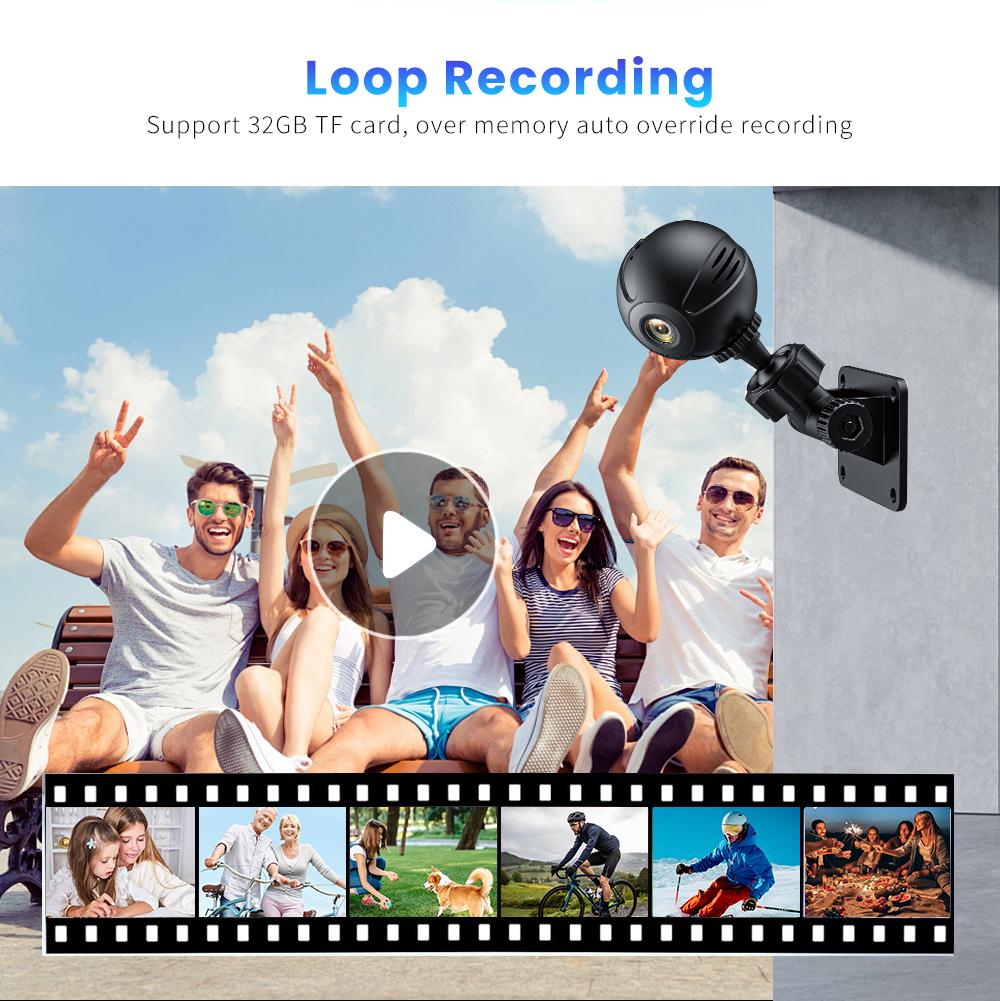 Outdoor Sports Cycling Camera, Network High-definition Wireless Camera, Indoor Security Camera