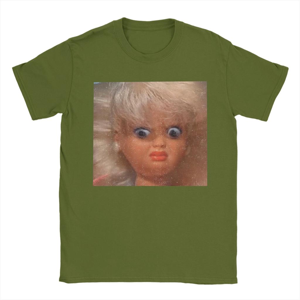 Unisex Disgusting Doll Face Meme T Shirts Cotton Clothes Awesome Short Sleeve Crewneck Tees Plus Size TShirts