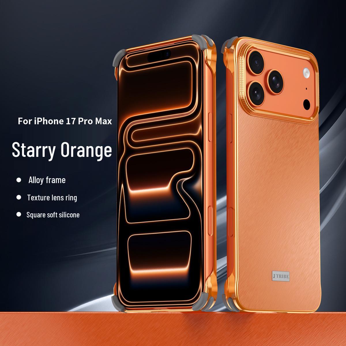 

Цельнометаллический чехол для iPhone 17: Безрамочный, Рассеивающий тепло, Ледяной шелк, Ударопрочный сплавной корпус. iPhone 17 Pro Max