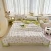 Ultra-Soft Summer Cooling Quilt - Lightweight, Breathable & Skin-Friendly with Embossed Floral Print Design for All Seasons - Perfect for Bedroom