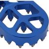 AnXin Motorcycle Foot Pegs Footpeg Pedals FootRest for PW50 1981- PW80 1983-2006 Pit Dirt Bike Blue
