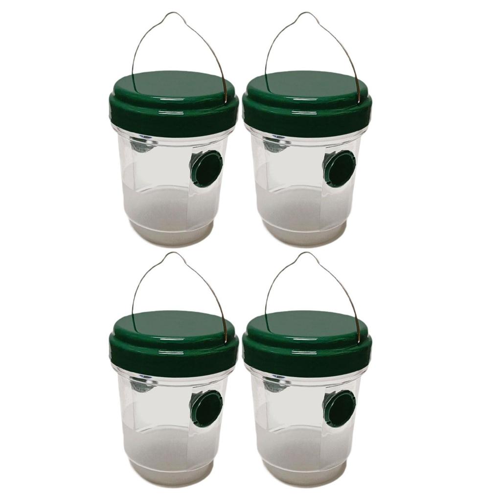 4x Wasp Traps Outdoor Hanging Hanging Reusable Effective Farm Outdoor for Flies
