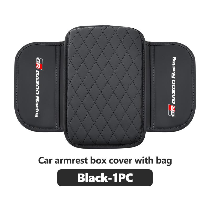 For S9 Car Armrest Box Pad Auto Protective Armrest Mat Storage Bag Interior Accessory Yaris Corolla Rav4 GR Auris Cruiser JH9