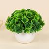 Plastic Artificial Plants Potted 6 Styles Home Garden Decor Rose Flower Plant Fake Flowers
