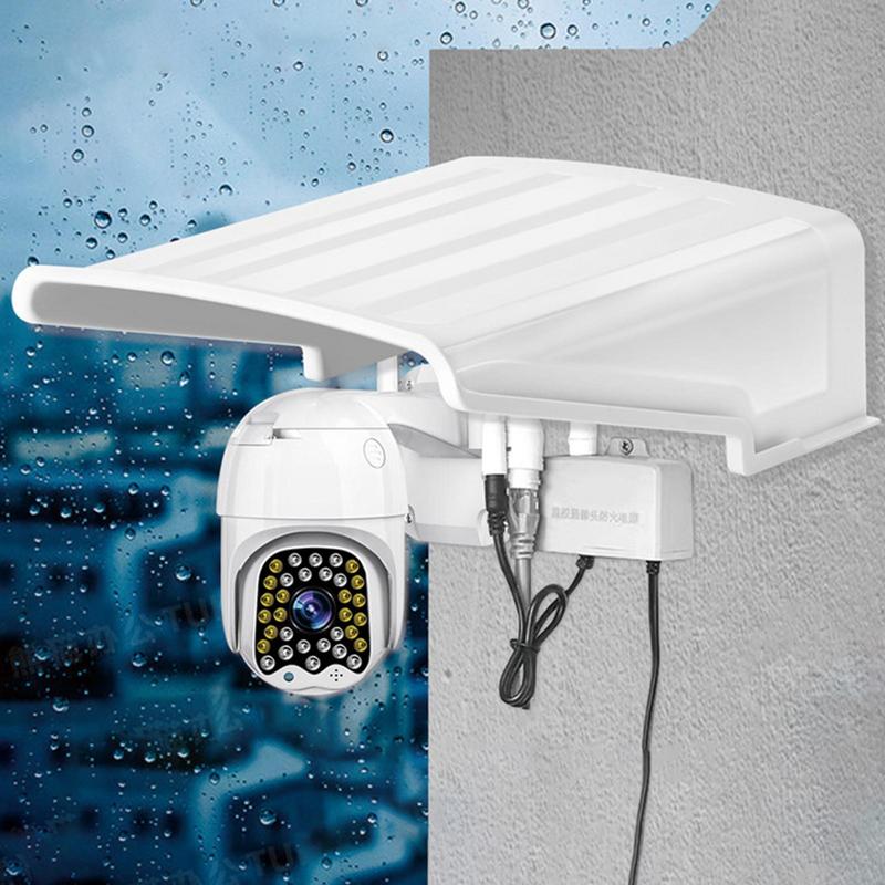 Capac Umbră Cameră Web Umbră Soare Ploaie Rezistent la Intemperii Protector Cameră Web Montat pe Perete Pentru Grădină Garaj Cameră Dome Tip Glonț