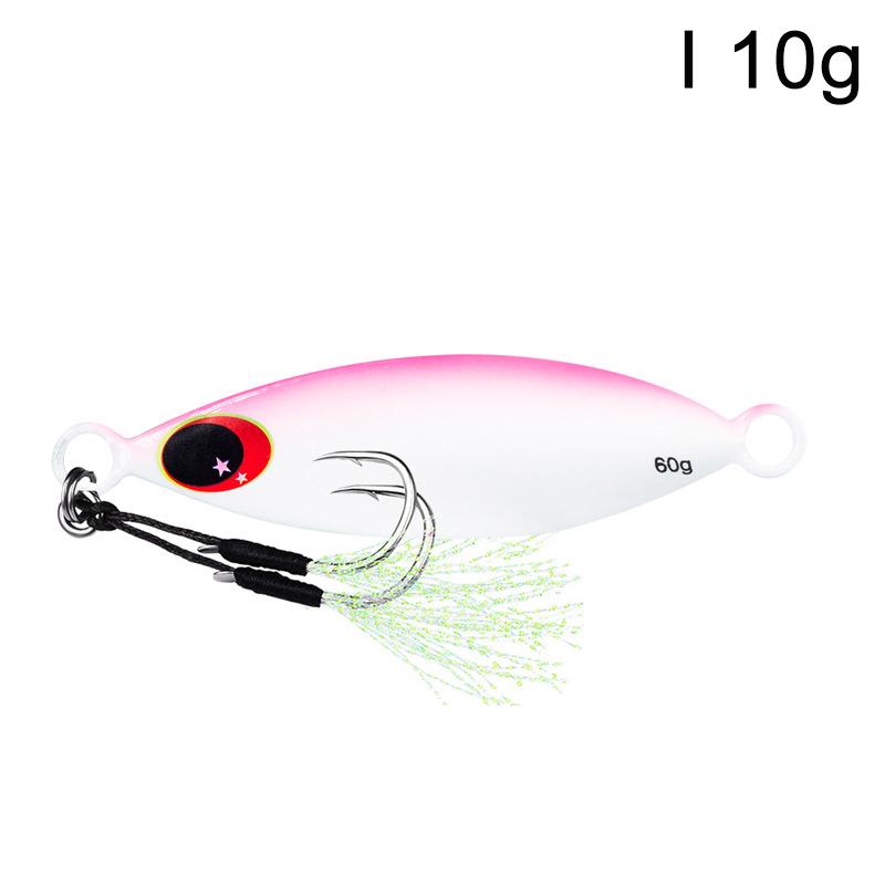 Metal Jig Spoon Lure 10G 20G Artificial Bait Shore Slow Jigging Hard Bass Fishing Tackle Fishing Artificial Bait
