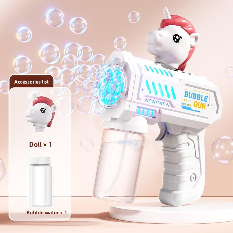 Childrens Electric Animals Bubble Machine Toys For Kids Elephant Rabbit Chicken Automatic Bubbles Gun Outdoor Toy Birthday Gifts