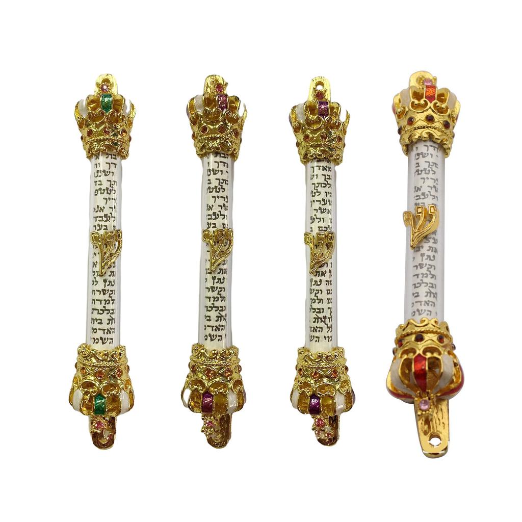 1PC Religious Holy Scroll Retro Decor Hangers to Decorate Hannukah Decorations Front Door Mezuzah House Mezuzah