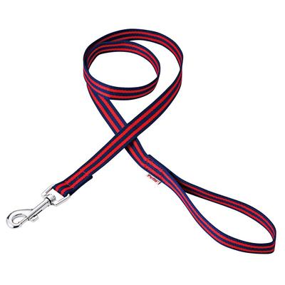 Petio Merikaji Gestreifte Leine Marine für mittelgroße Hunde Größe M