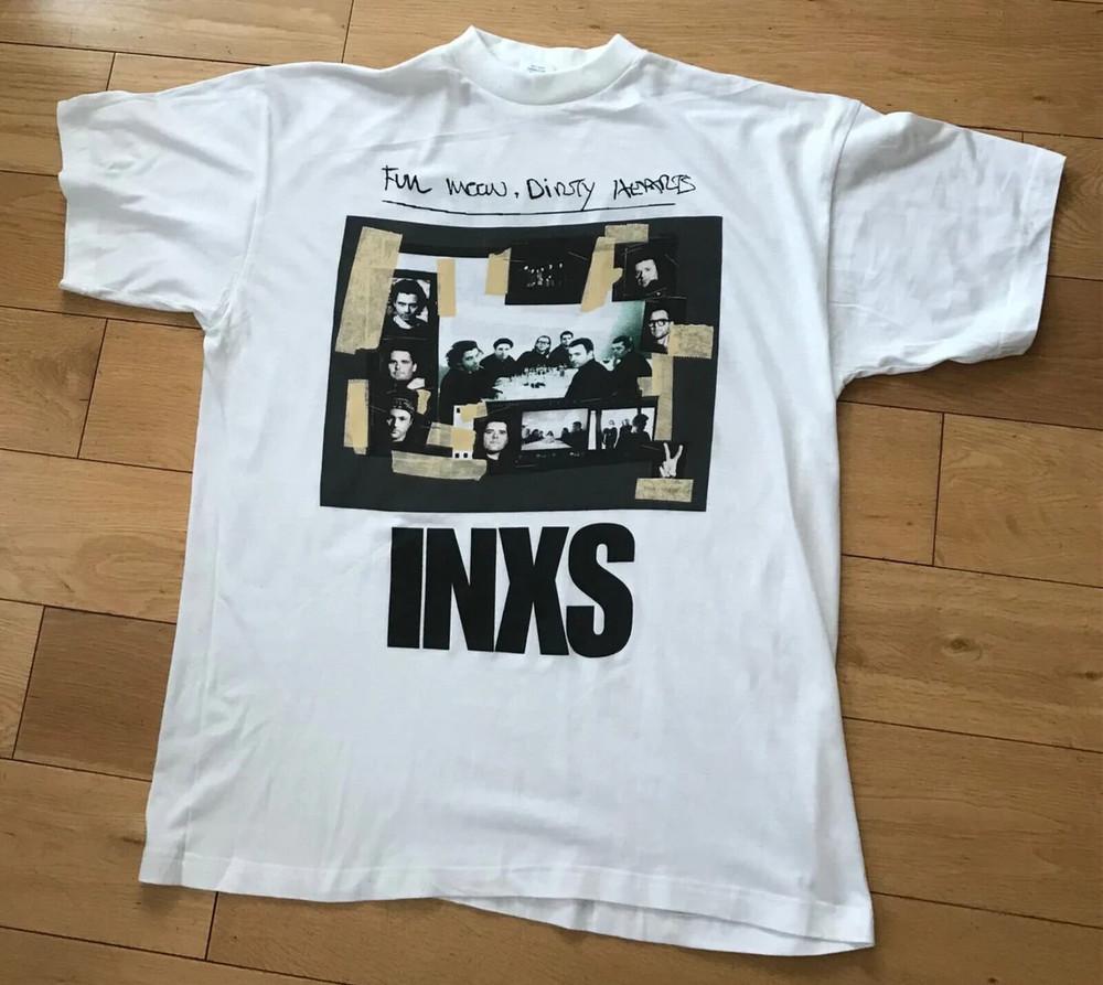 

Reprint INXS Cotton Short Sleeve White S-2345XL Unisex T-Shirt S2610 Unisex T-Shirt M