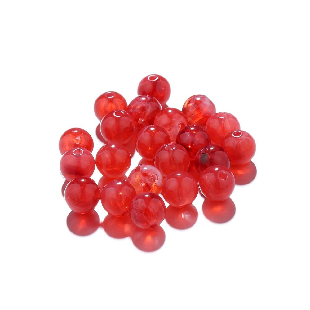100-200Pcs Colorful Round Imitation Natural Stone Bead Loose Spacer Bead For DIY Necklace Bracelet Jewelry Making Supplies