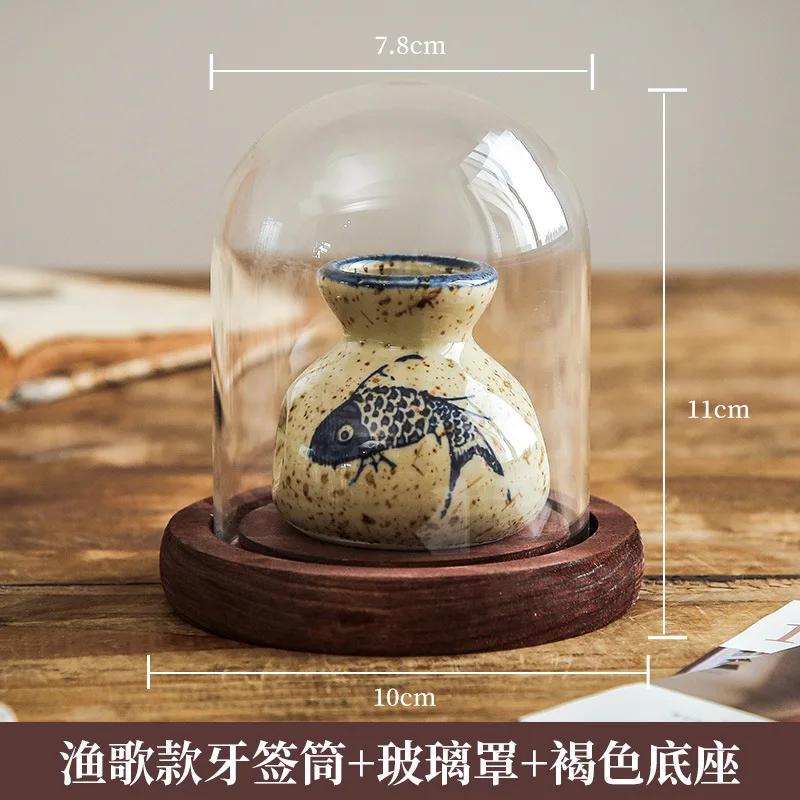 Personalizovaná krabička na párátka Domácí lehký luxusní keramický držák na párátka Kreativní hotelový catering Komerční nádobka na vatové tyčinky