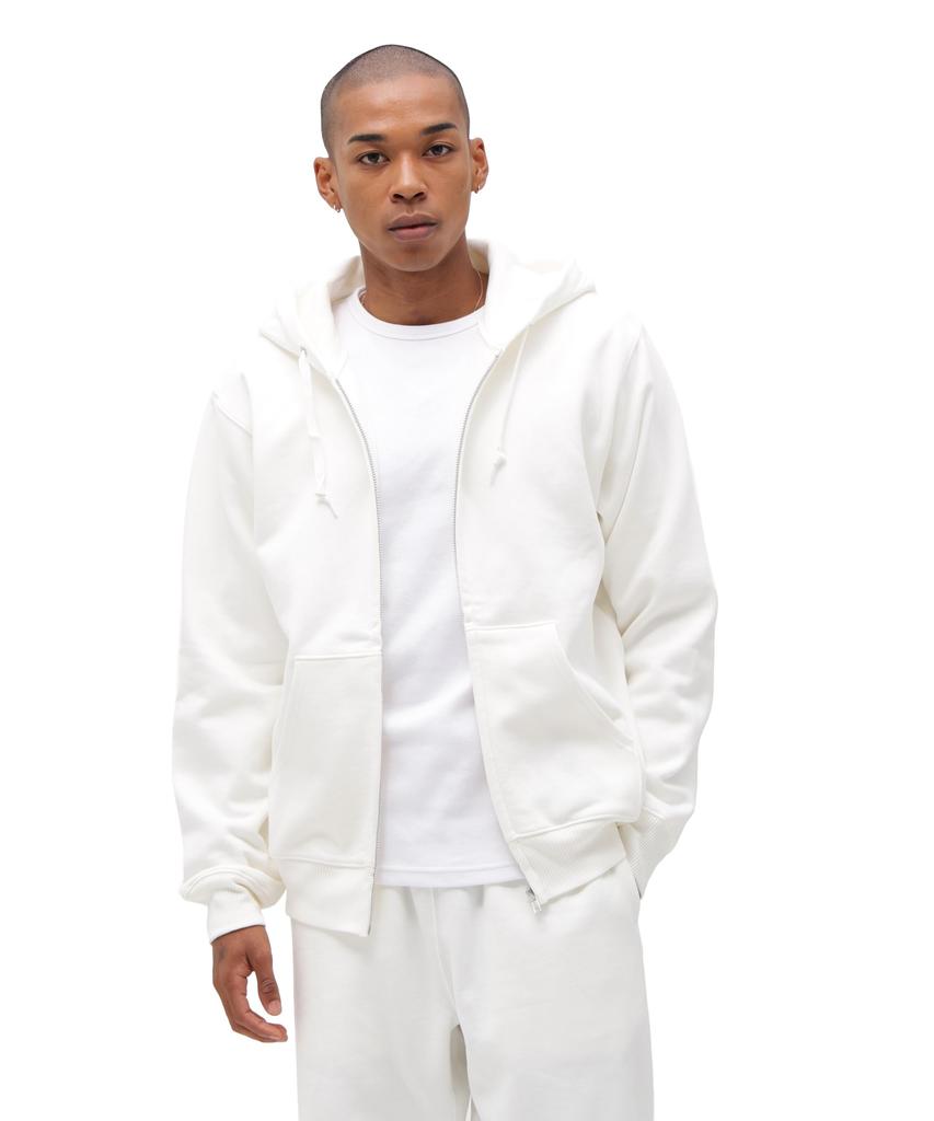 AVIREX DAILY ZIP UP SWEAT PARKA 783-3931005 Men's 2XL Off White
