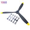 1PC 3-bladed Propeller 8060 9060 1060 1170 1380 Pro for RC Aircraft Model Accessory Spare Parts