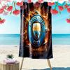 MCFC Print Beach Towel, Large Soft Quick Dry Towel for Beach Camping Swimming