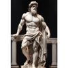 Stone Gold Statue Muscular Greek God Statue Prints Poster Canvas Painting Modern Wall Art Picture Living Room Bedroom Home Decor
