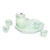 1:12   Tea Set Miniature Tea Cup Teapot Tray Decoration Kitchen Accessories