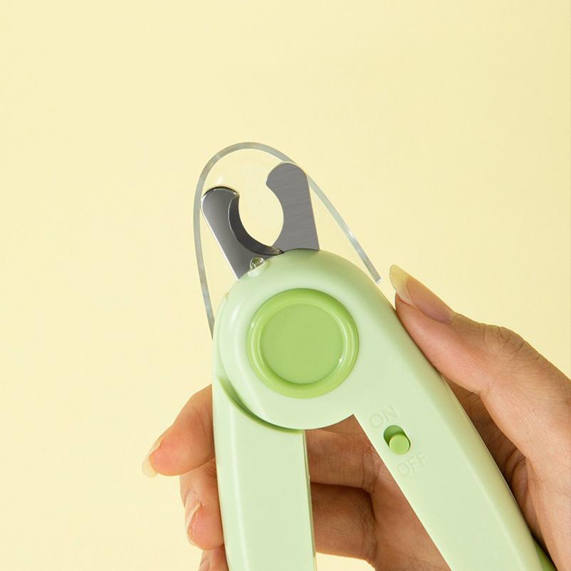 Pet nail clippers cat LED lights blood line nail clippers dog nail clippers cat and dog supplies accessories pet supplies