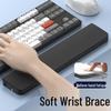 QS22 Multifunctional Cleaning Brush & Leather Wrist Rest for Office Keyboards