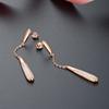 Tancise 925 Sterling Silver Zircon Earrings Drop Earrings For Women Wedding Party Gifts