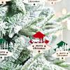 4pcs DIY Christmas Tree Wooden Pendant Handmade Christmas Hanging Decoration  Children Gifts