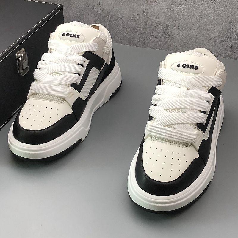 Fashion High-quality Youth Men Breathable Board Shoes Fashion Versatile Aerating Sneakers Luxury Men No Slip Wear-resistant Casual Shoes