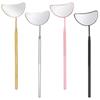 Crescent-shaped Stainless Steel Handheld Mirror for Eyelash Extensions