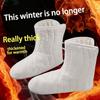 Mid Tube Thickened Cotton Socks With Laces Sleep Socks Labor Protection Sock  Winter Season