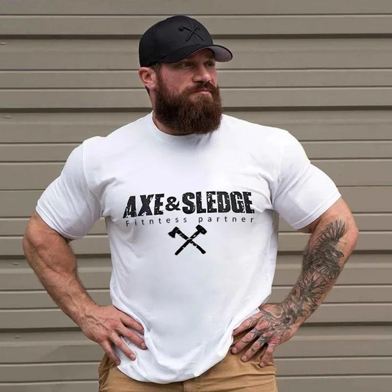 Herr Casual Tränings T-shirts Fitness Topp Man Chris Sport T-shirt Kortärmad Bomull Gym Löpning T-shirt