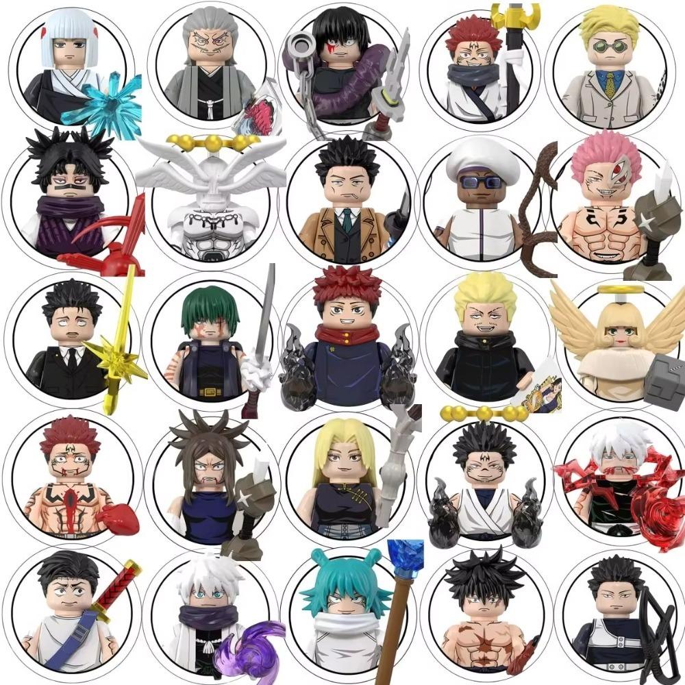 WM6200 WM6201 WM6202 WM6140 WM6139 Jujutsu Kaisen Building Blocks Mini Action Figure Itadori Yuji Gojo Satoru Ryomen Gifts Toys