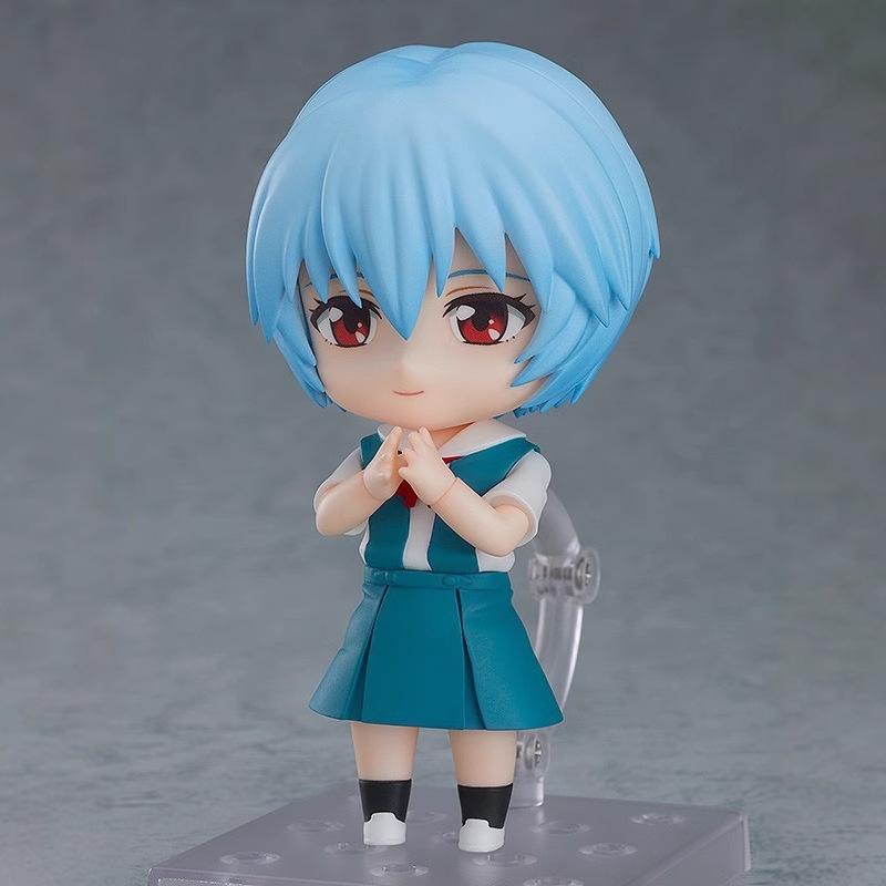 Interesting Toys Unisex Nendoroid Movie Version Asuka Langley Rei Ayanami Shinji Ikari Kaworu Nagisa Articulated Anime Collectible Action Figures