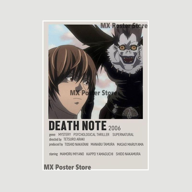 Demon Slayer White Paper Poster Classic Japan Anime Series Art Cartoon Painting Sticker for Home Bar Art Wall Decorative Mural