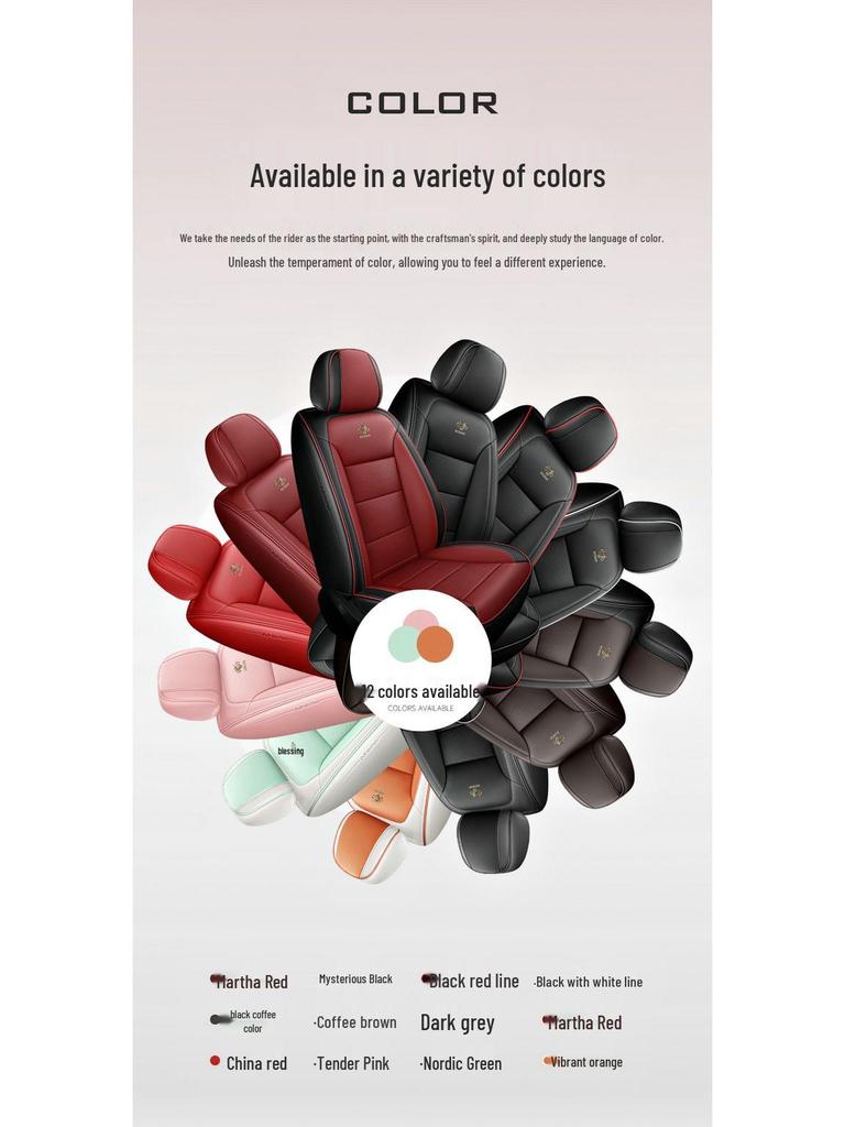 Volkswagen Lavida, Polo, Bora, Sagitar, T-Roc, Tayron Perforated Leather Car Seat Cover