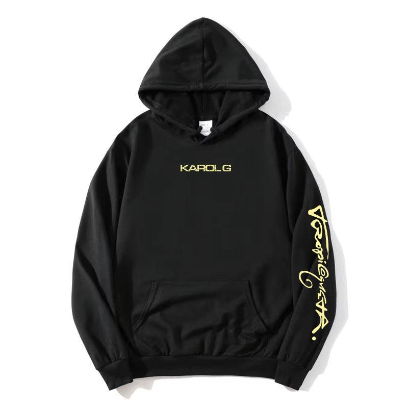 Tropicoqueta Hoodie KAROL G Album Printing Sweatshirts Long Sleeve Female Hooded Pullovers Fleece Warm Streetwear