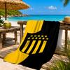 Toalla de Playa con Emblema del Club de Fútbol Peñarol, Secado Rápido, Fácil de Cuidar, Adecuada tanto para Fitness como para Vacaciones en la Playa, Esencial Deportivo