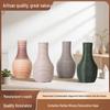 Vase Tressé en Rotin Minimaliste Nordique pour Arrangements de Fleurs Sèches - Ornement de Décoration d'Intérieur Moderne pour Salon