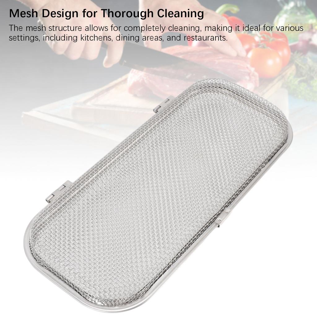 Dishwasher Silverware Basket Rectangular Safe Multifunctional Dishwasher Basket Mesh Drain Thorough Cleaning for Small Items
