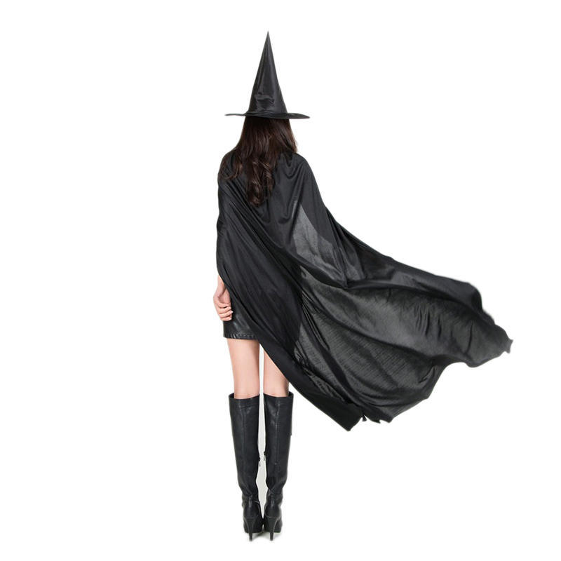 Witch Hat Lightweight And Portable Oxford Fabric Halloween Decorations Hot-selling Versatile Party Prop Outdoor Ornament Black