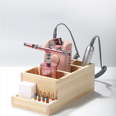Nagelfräsmaschine Bits Holzhalter für Nageltraining Nagelkunst Zubehör DIY Maniküre Werkzeuge Box Displaybox