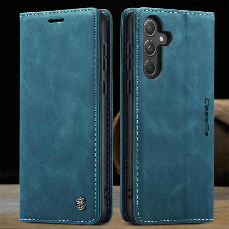 CaseMe Flip Leather Phone Case for Samsung A17 A07 A56 A36 A55 A35 A53 A73 A33 A23 A13 A52 Wallet Card Cover For Galaxy A16 A15 A14 A24 A34 A54 Coque