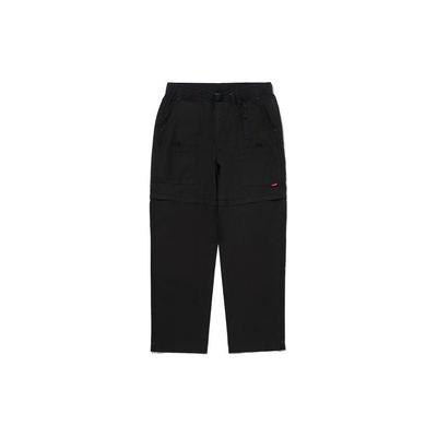 Levis Solid Mid-Rise Zipper Straight Leg Casual Pants Men Bottoms Black A5752-0002