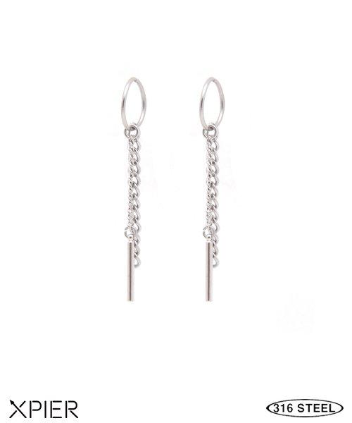 Xpier 2-Piece X-Wea015 Earrings Hypoallergenic 1 Pair