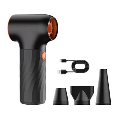Electric Air Duster,130000RPM Blower with High Speed Fan,3 Adjustable Rechargeable Cordless Jet Fan Air Blower