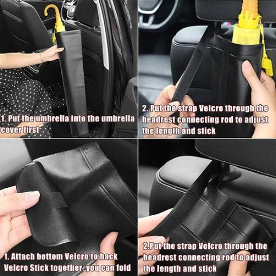 Car Umbrella Storage Bag Holder Car Seat Back Tidying Accessories waterproof
