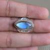Marquise Labradorite Ring: Handmade 925 Sterling Silver Boho Ring