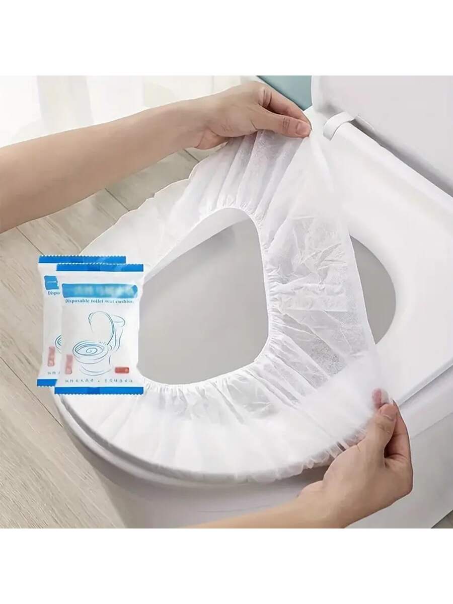 

10шт одноразовый чехол на сиденье унитаза