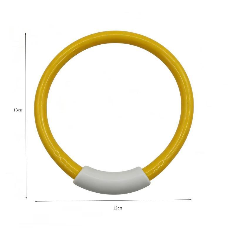 Portable Diving Rings Colorful Sinking Underwater Swim Training Toys for Kids Pool Games Summer Travel Beach Water Play Accessories