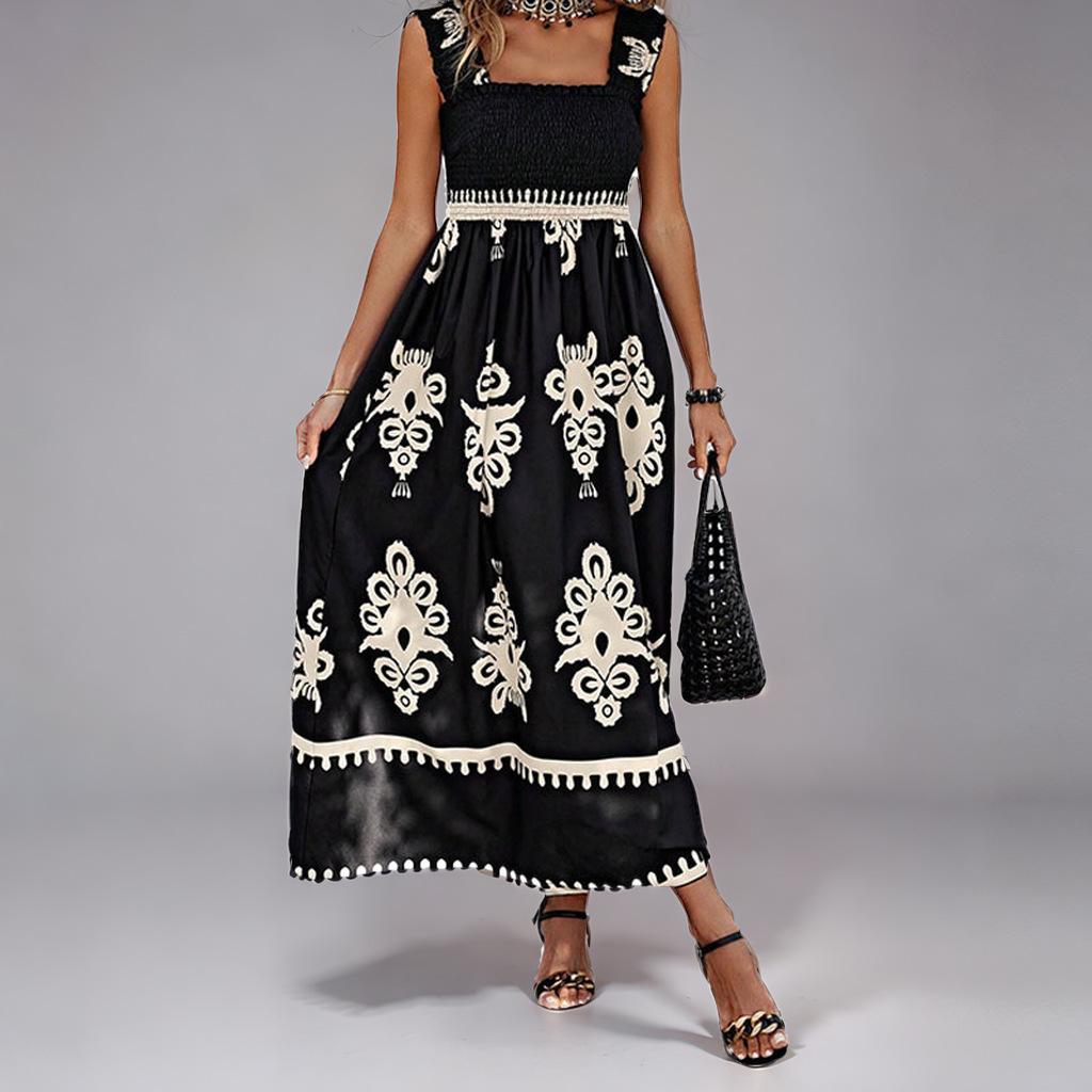 New Summer Women's Clothing Elegant and Fashionable Printed Dress