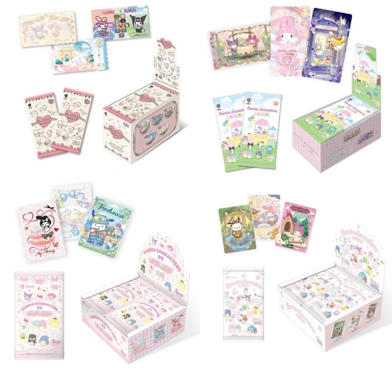 KABAO Anime Family Kuromi Hello Kitty My Melody Shining Collectible Card Game Trading Card Toys